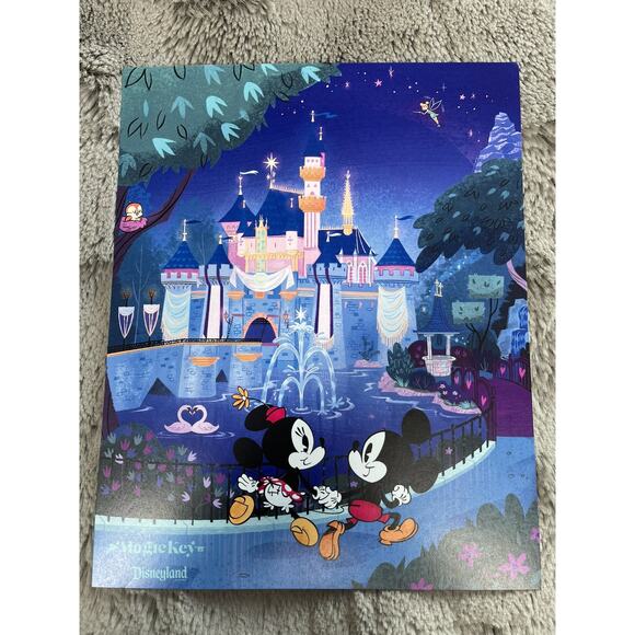 Disneyland Magic Key Exclusive Print Poster Mickey Minnie Mouse Castle 8x10 - Picture 9 of 9